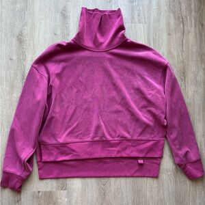 Lululemon Softstreme Turtleneck Pullover Pomegranate Size 6